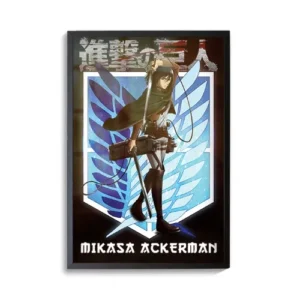 Mikasa Ackerman Attack on Titan Poster Glossy